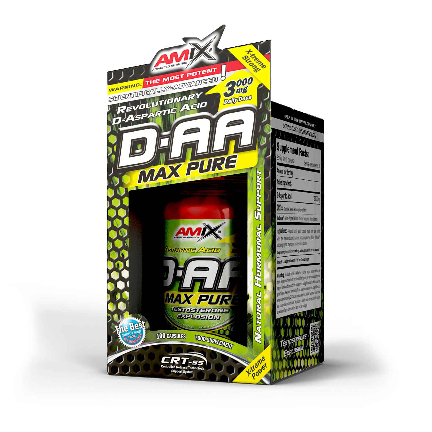 Single Use Daa DAA 100cps BOX (D-AA) – Amix Nutrition