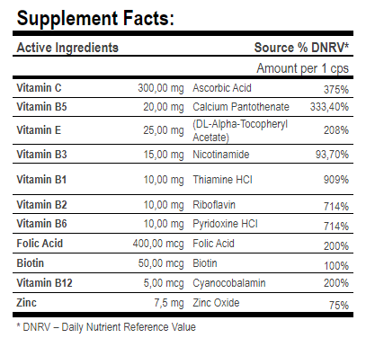 B-Complex + Vitamin C