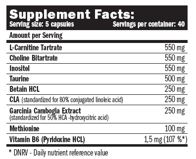 Lipotropic Fat Burner 200cps